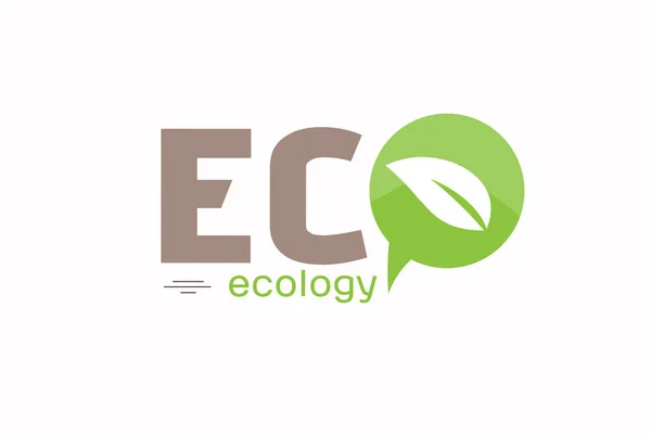 Eco Friendly Vector Illustration — Vector de stock