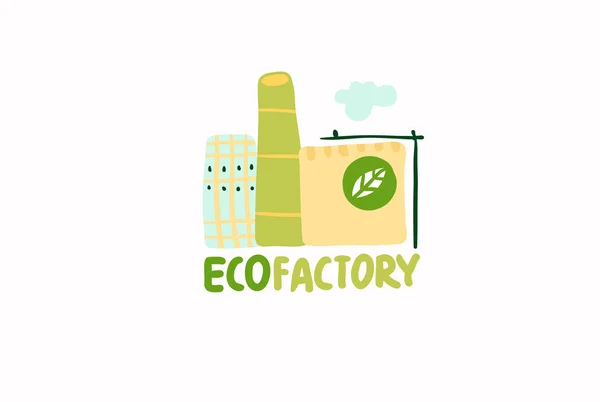 Természeti Ökológiai Ökológiai Környezetvédelmi Címkék Vektora Környezeti Fenntarthatóság Egyszerű Szimbólum — Stock Vector