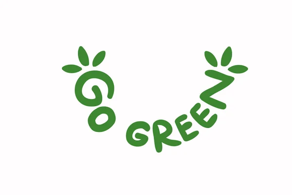 Βιολογική Φύση Πράσινο Οικολογικό Διάνυσμα Σύμβολα Επιχειρηματικό Πρότυπο Απεικόνιση Του — Διανυσματικό Αρχείο