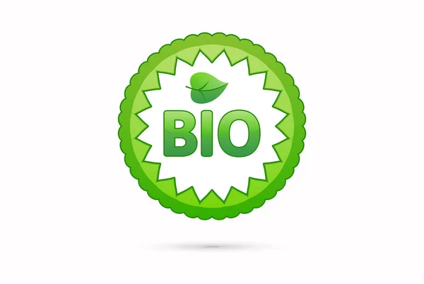 Bio Nature Green Eco Vektor Symbole Geschäftsvorlage Illustration Von Bio — Stockvektor