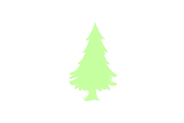Koncepcja Lasu Przyrody Zbiór Różnych Symboli Drzew Projekt Plakatu Edukacyjnego — Wektor stockowy