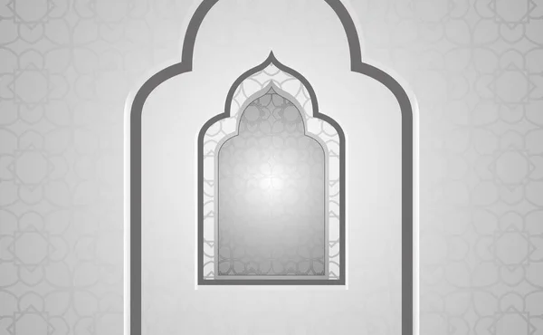 Ramadán Téma Pozadí Islámské Moci — Stockový vektor