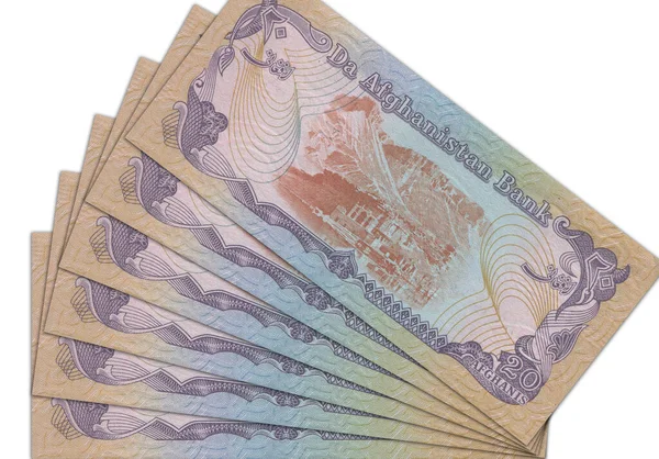 Paper Money Afghanistan Afghan Afghani Close Banknotes Afghanistan Afghan Currency — Stock Photo, Image