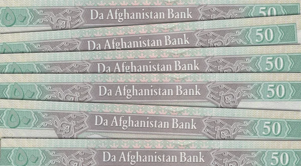Afganistan Dan Gelen Kağıt Para Afgan Afgan Afganistan Dan Gelen — Stok fotoğraf