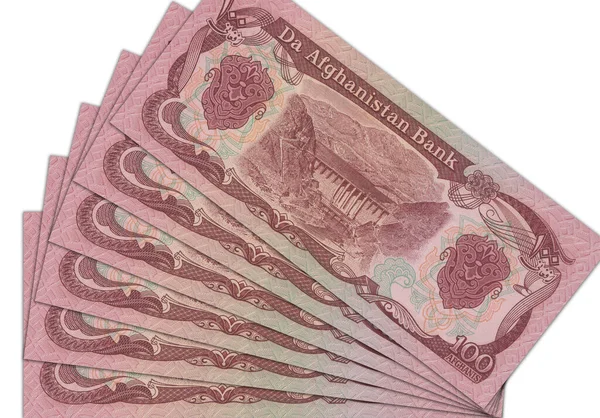 Papierowe Pieniądze Afganistanu Afgański Afgańczyk Zamykamy Banknoty Afganistanu Waluta Afgańska — Zdjęcie stockowe