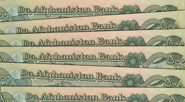 Uang Kertas Dari Afghanistan Afghanistan Afghani Tutup Uang Kertas Dari — Stok Foto