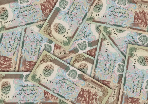 Papperspengar Från Afghanistan Afghansk Afghani Stäng Sedlarna Från Afghanistan Afghansk — Stockfoto