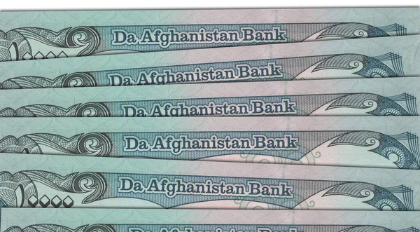 Dinero Papel Afganistán Afgano Afgano Cierre Los Billetes Afganistán Moneda —  Fotos de Stock