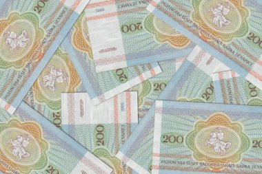Belarus 'tan gelen para birimi, Belarus banknotları. Belarus 'tan gelen parayı kapat. Belarus Ruble3D canlandırması