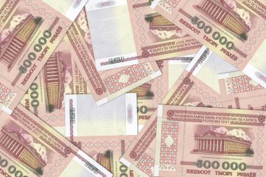 Belarus 'tan gelen para birimi, Belarus banknotları. Belarus 'tan gelen parayı kapat. Belarus Ruble3D canlandırması