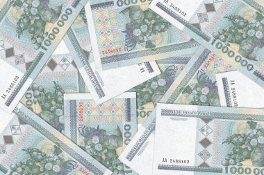 Belarus 'tan gelen para birimi, Belarus banknotları. Belarus 'tan gelen parayı kapat. Belarus Ruble3D canlandırması