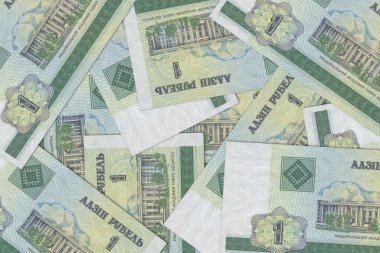 Belarus 'tan gelen para birimi, Belarus banknotları. Belarus 'tan gelen parayı kapat. Belarus Ruble3D canlandırması