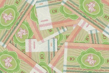 Belarus 'tan gelen para birimi, Belarus banknotları. Belarus 'tan gelen parayı kapat. Belarus Ruble3D canlandırması