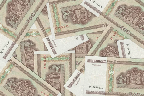 Moneda Bielorrusia Billetes Bielorrusos Cerrar Dinero Bielorrusia Rublo Bielorruso Representación — Foto de Stock