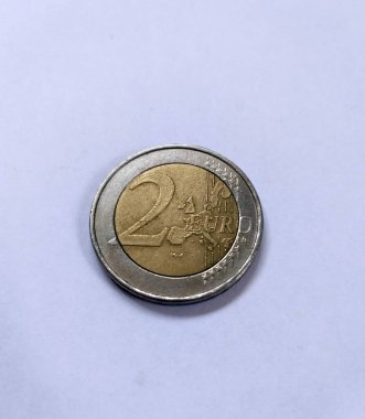 2 euro metal coin