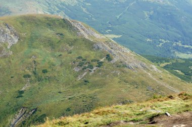 Karpatlar 'daki dağdan manzara