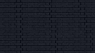 İç döşeme ve duvar malzemeleri için tuğla deseni siyah