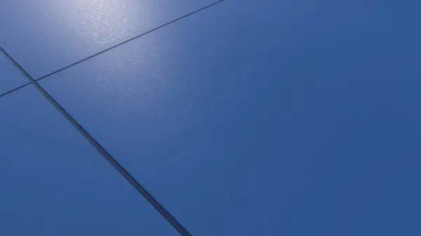 Duvar kağıdı arkaplanı veya kapak sayfası için alüminyum kompozit panel mavisi