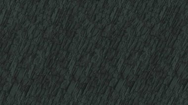 Dış ve dış malzemeler için taş duvar koyu yeşil