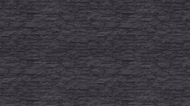 Dış ve dış malzemeler için taş duvar koyu kahverengi