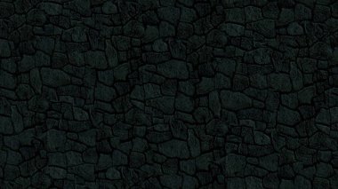 Duvardaki malzemeler için doğal taş dokusu koyu yeşil