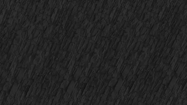 Dış ve dış malzemeler için köşegen taş duvar siyahı