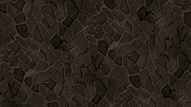 Disk olarak bitirmek için kahverengi renkli rastgele desenli taş duvar