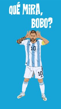 Messi art, Lionel Messi portrait Que mira ,bobo clipart