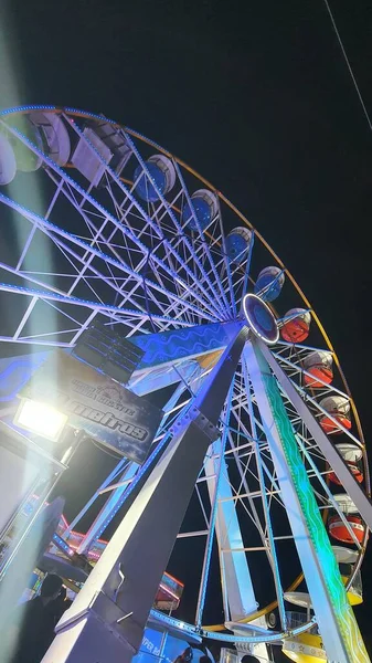 Ferris Wheel Amusement Park Barcelona — Stock Photo, Image