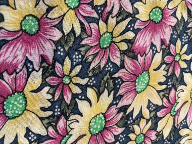 close-up of thai silk fabric texture