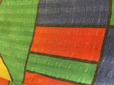 colorful and vibrant colors of carpet, designer.