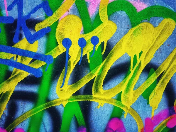 Граффити Фон Красочная Текстура — стоковое фото