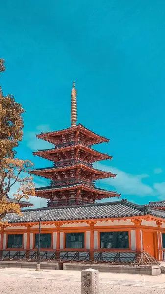 Abril 2019 Osaka Japão Património Cultural Arquitectura Japonesa — Fotografia de Stock
