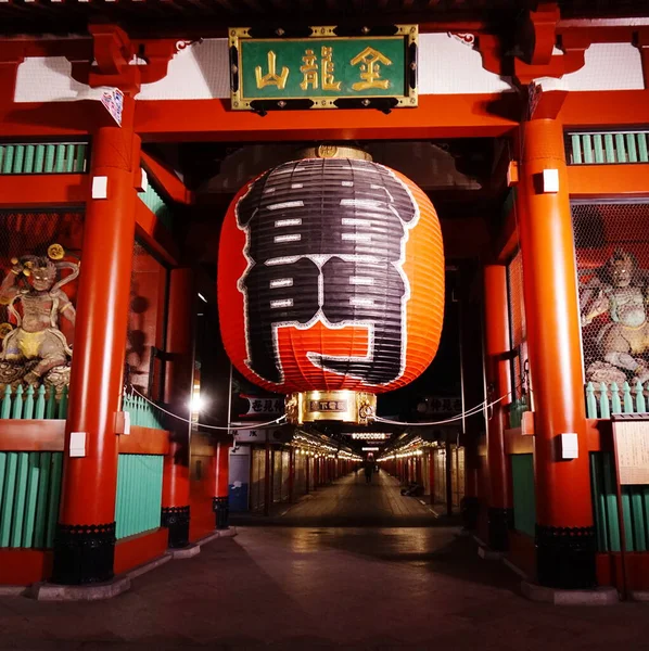 Nisan 2019 Tokyo Japonya Büyük Kaminarimon Kapısı Sensoji Asakusa Tokyo — Stok fotoğraf
