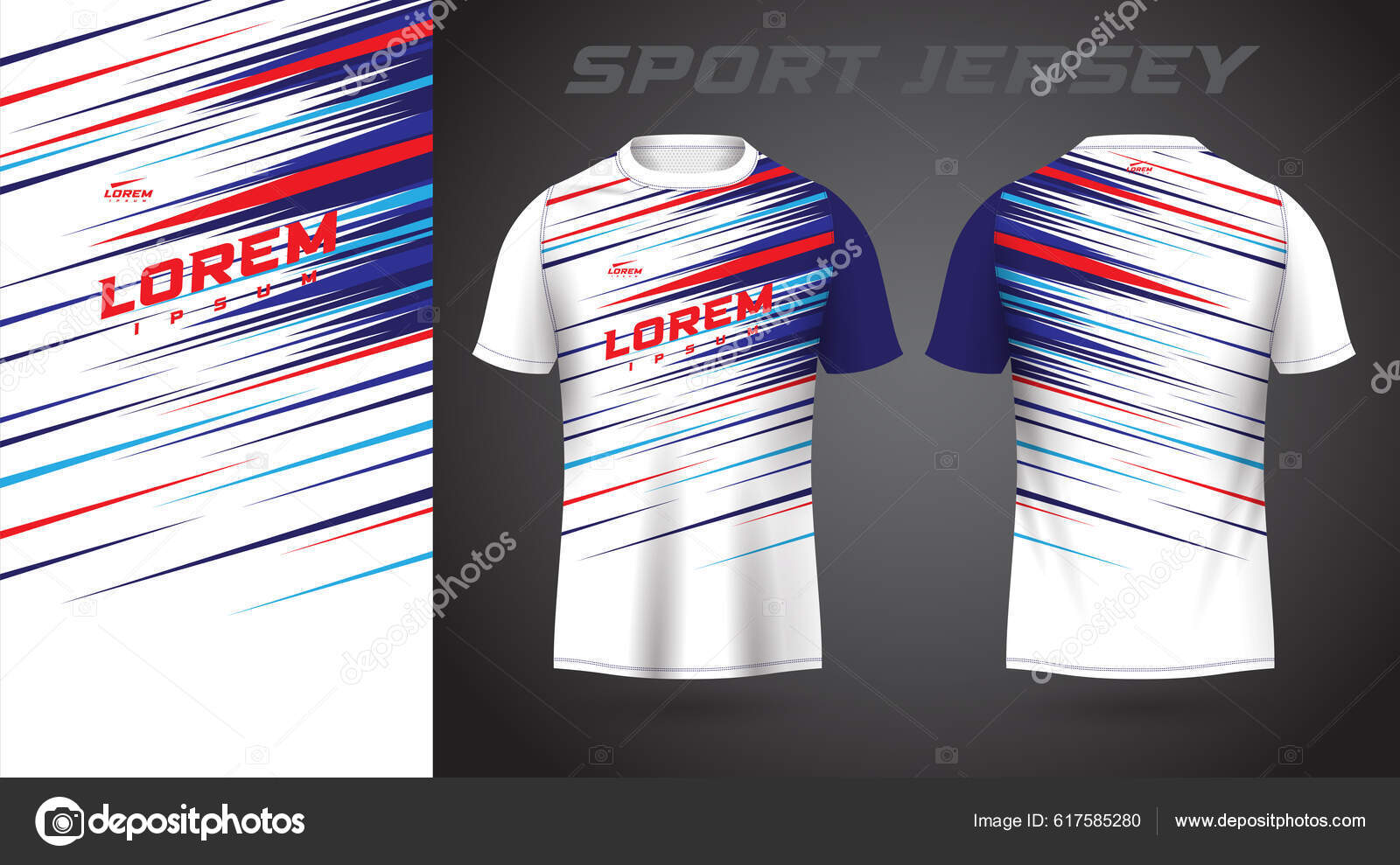 Camiseta azul y roja hotsell