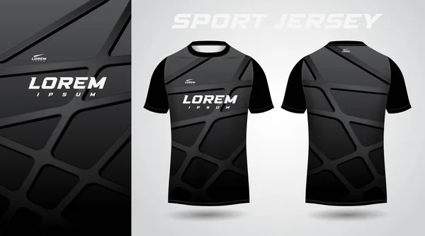 Jersey shirt black and white sale