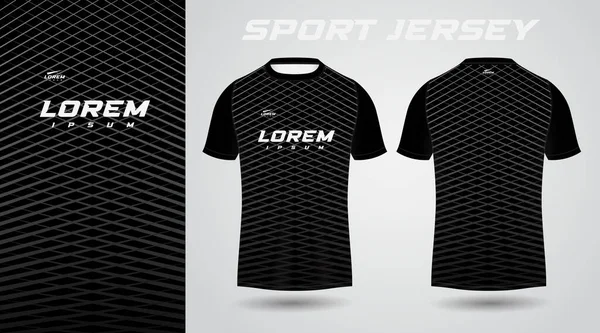 Camiseta Negra Diseno Jersey Deportivo Vector de stock por taufikstuff gmail 617592014