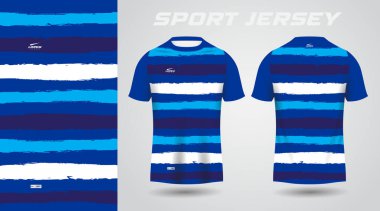 mavi gömlekli spor forma tasarımı