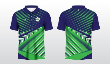 polo mavisi yeşil tişört spor forması tasarımı