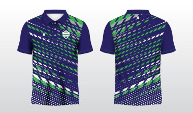 polo mavisi yeşil tişört spor forması tasarımı