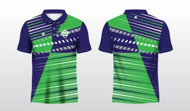 polo mavisi yeşil tişört spor forması tasarımı