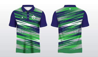 polo mavisi yeşil tişört spor forması tasarımı