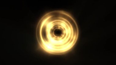 Soyut Altın Sarmal Dönen Arkaplan (30 saniye 30 fps)