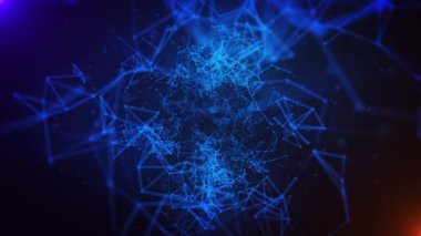 Kozmos Uzay Hareketi Soyut Görüntü Tanıtımı (30sec 60 fps Döngüsü Arkaplan)