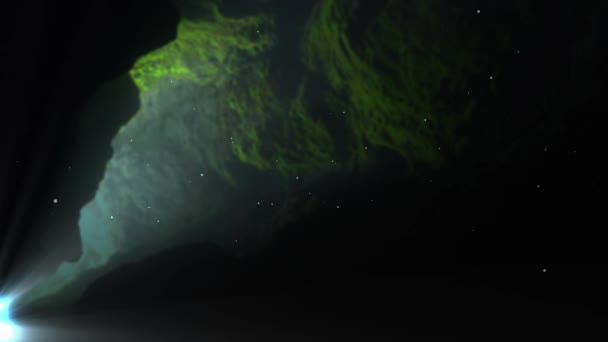 Ozeanaquarium Unterwasser Staubpartikel Blasen 30Sec 30Fps Schleifenhintergrund — Stockvideo