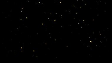 Parıldayan Düşen Altın Tanecikler Özel Rüya Etkisi Ortam Lüksü (30sec 60fps Döngüleme Videosu)