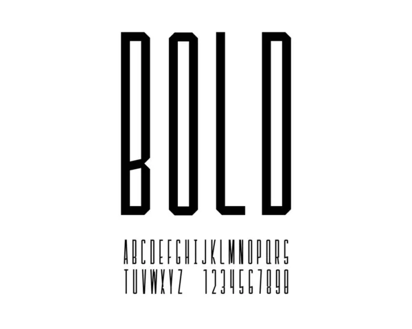 Σύνολο Γραμματοσειράς Super Condensed Designer Διανυσματική Μορφή — Διανυσματικό Αρχείο
