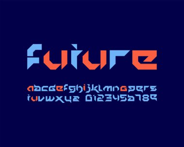 Gelecek yazı tipi vektör biçiminde ayarlandı