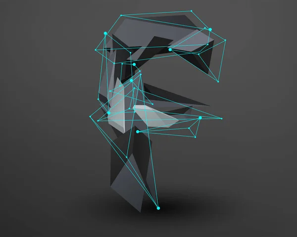 Ensemble Polices Edgy Grey Crystal Designer — Image vectorielle