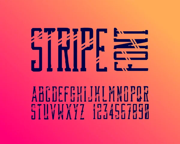 Grunge Stripe Schrift Vektorformat — Stockvektor